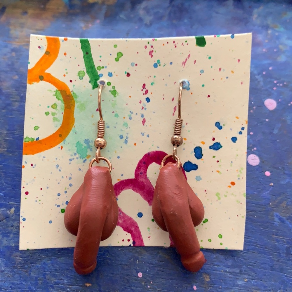 Penis Earrings